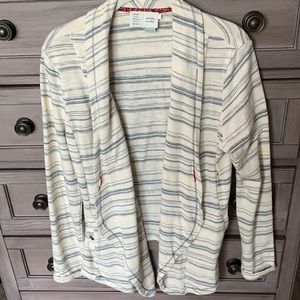 Anthropologie open cotton & polyester jacket sz S